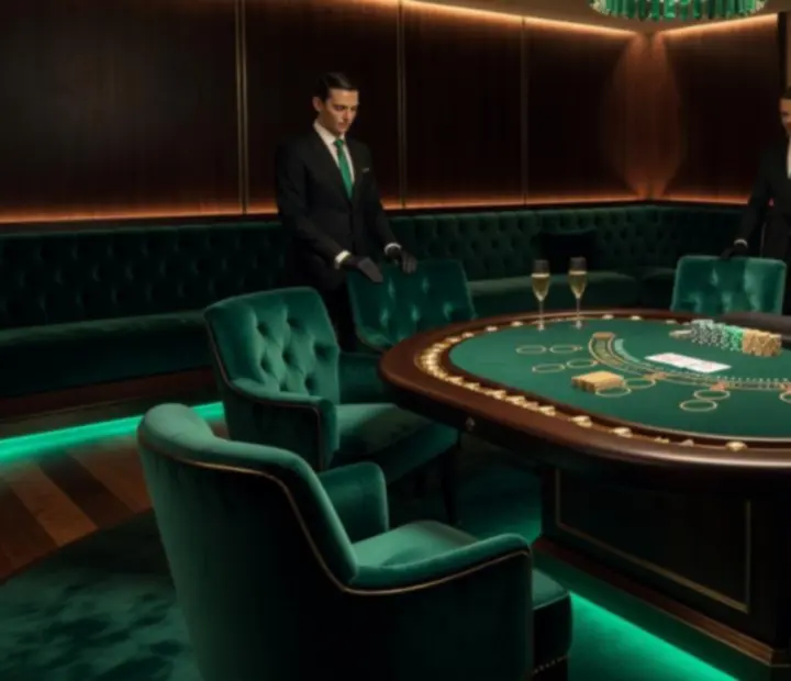 VIP blackjack zóna v súkromnom salóne kasína Luck Morra