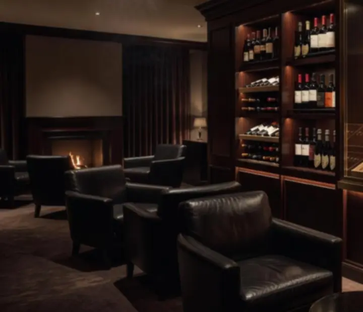 Elegantný cigar lounge a vinotéka v kasíne Luck Morra