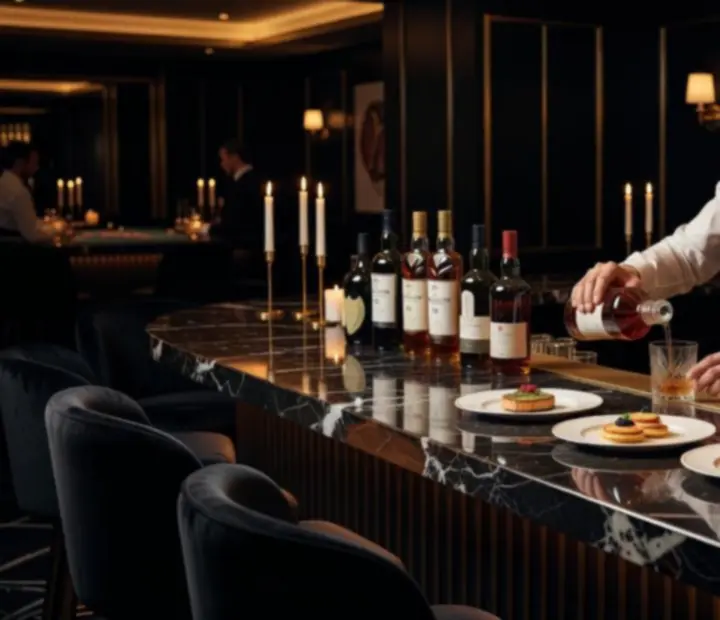Exkluzívny VIP bar a catering v kasíne